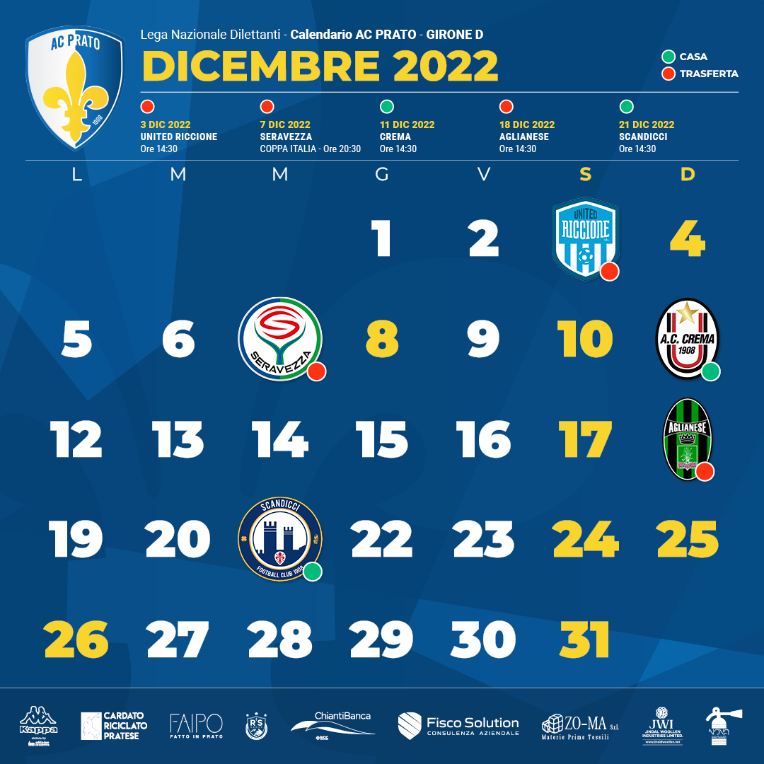 Calendario MESE_DIC