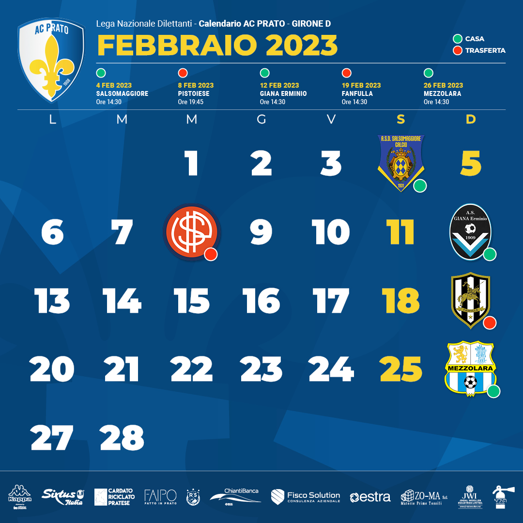 Calendario feb